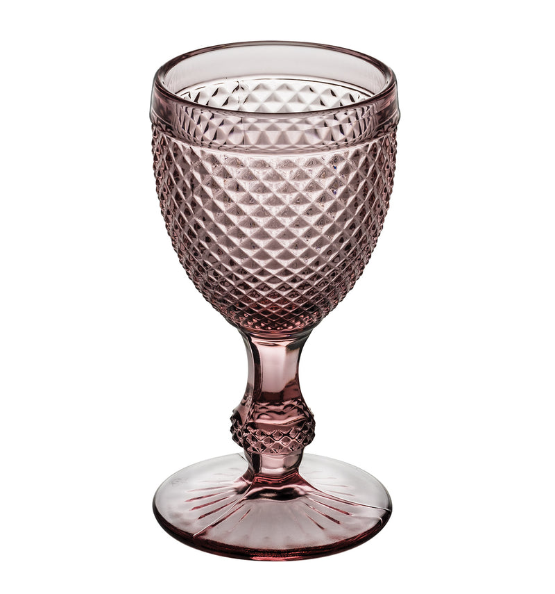 Bicos Rosa Water Goblet set of 4