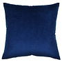Blue Silk Patchwork Pillow- set of 2