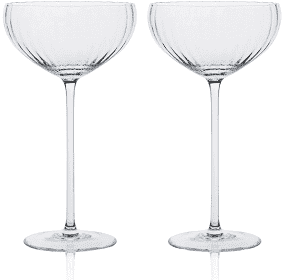 Quinn Clear Coupe set of 2