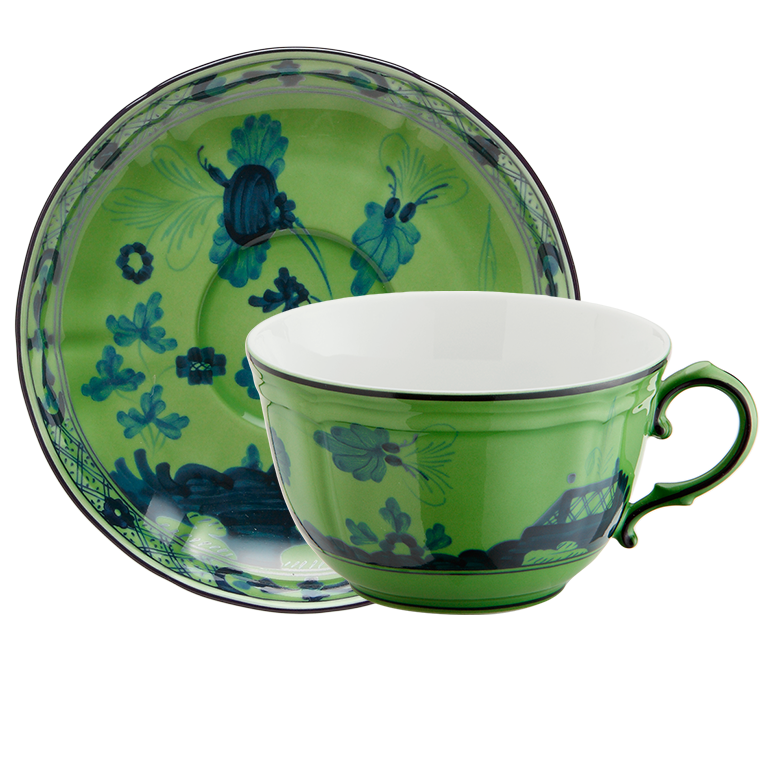 Iris tea cup