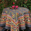 Pansy Red & Grey 71 x 142 Tablecloth