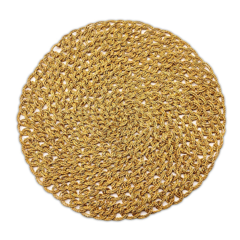 Gold Metallic Abaca Placemats