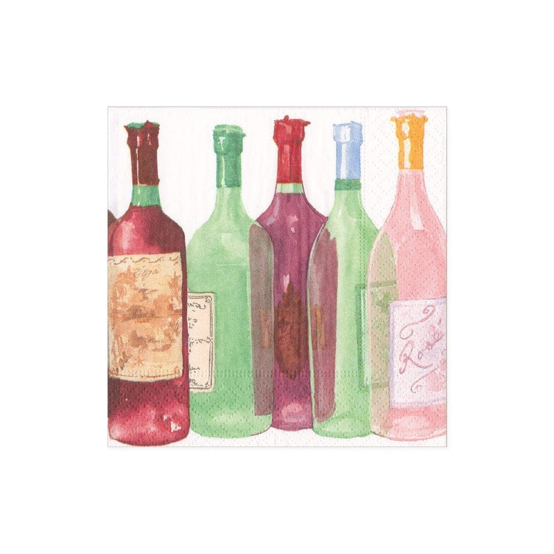 Wine Bottles Cocktail Napkin