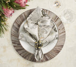 Bonton Napkin Ring - Gray & Gold