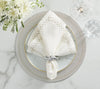 Starry Night Napkin - White & Silver