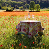 Jardin Red & Green Tablecloth 71 x 142