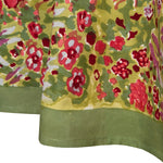 Jardin Red & Green Tablecloth 71 x 142