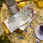 Olive Tree Khaki & Blue | French Tablecloths