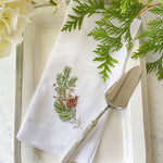 Fall Sprig Linen Towel