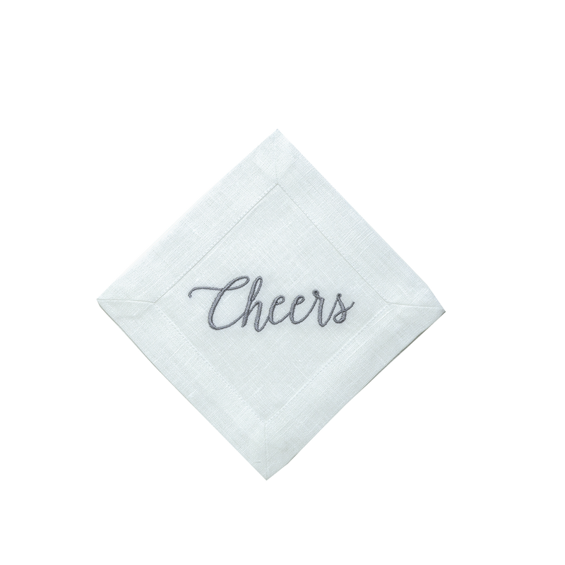 Cheers Cocktail Napkin Set of 4