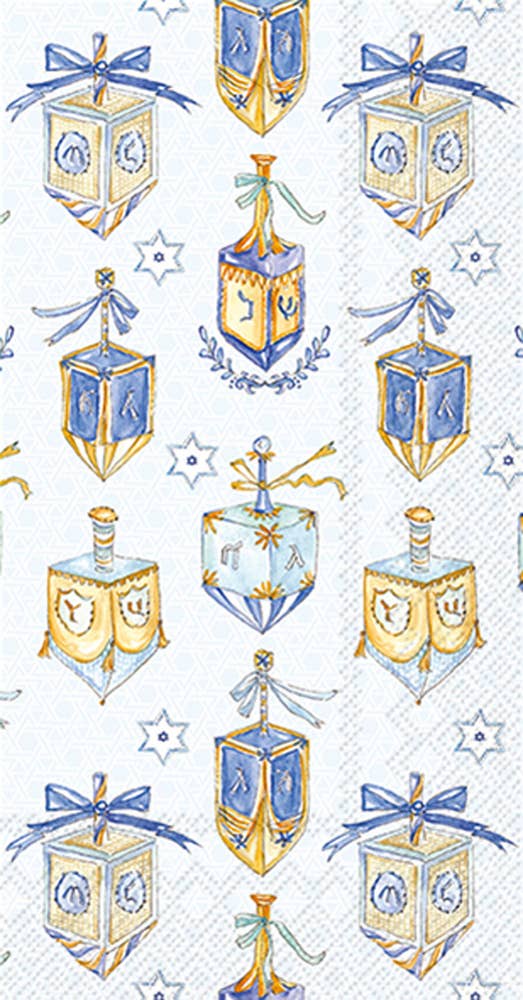 Dreidel Paper Guest Towels