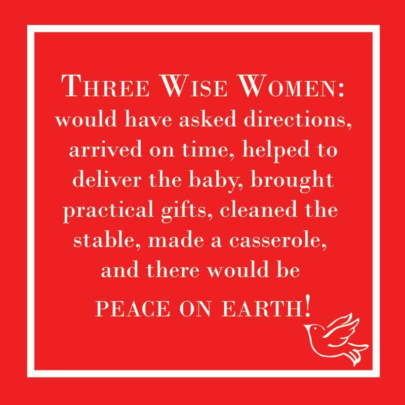 Three Wise Women Cocktail Napkin