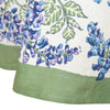 Wisteria Blue & Green Tablecloth 71 x 142