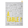 A Table Tea Towel - Grey