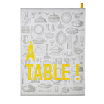 A Table Tea Towel - Grey