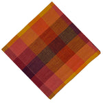 Rust plaid Napkin