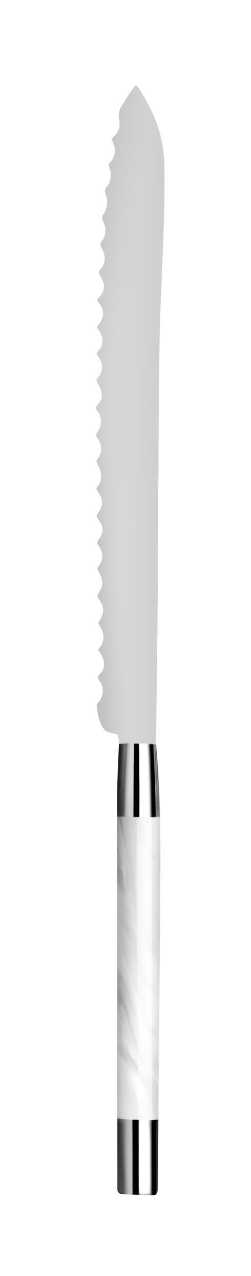 Conty Bread Knife - White