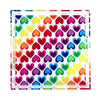 Electric Rainbow Hearts Tray