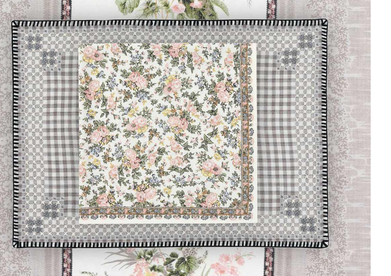 Pink Pickford Tablecloth- 108 round