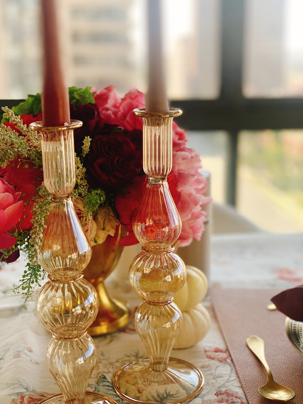 Champagne  Ripple Candlestick