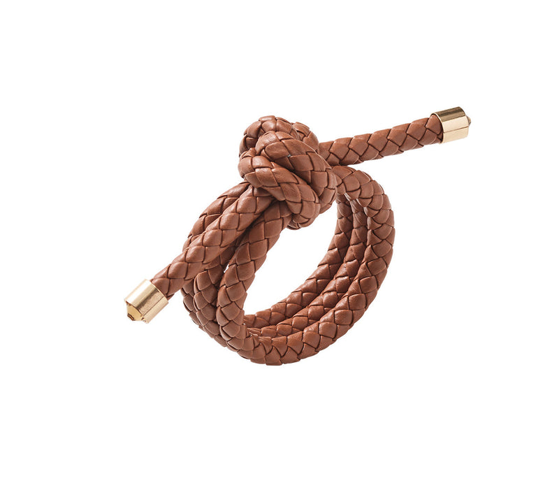 Rope Leather Knot Napkin Ring