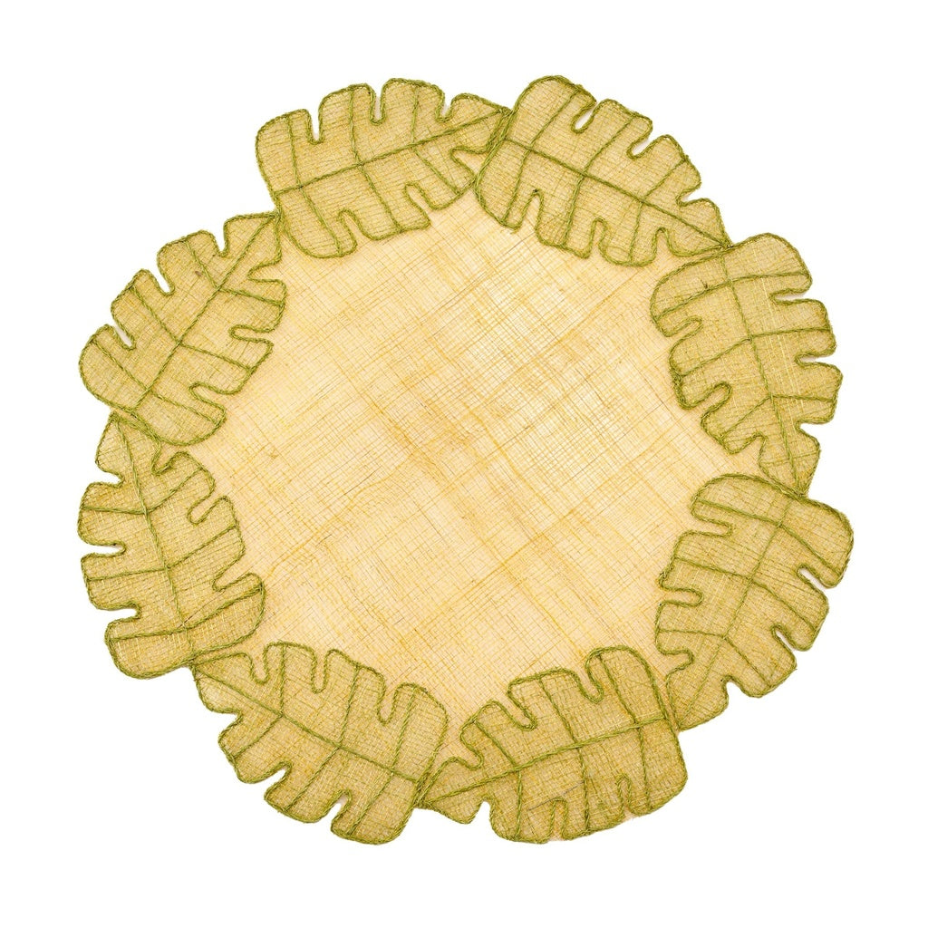 Pink Garland Leaf Placemat