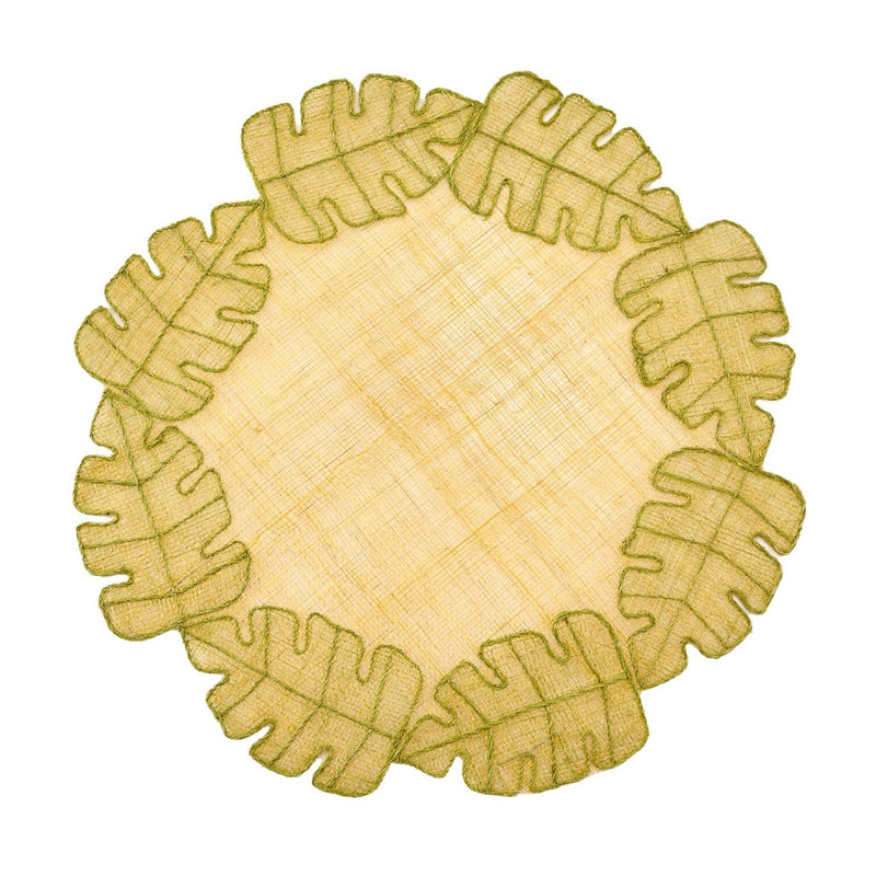 Pink Garland Leaf Placemat