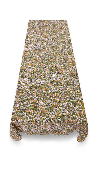 Marble Green & Pink Tablecloth 65 x 150