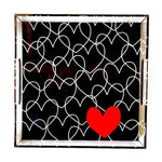 Graffiti Kisses Tray