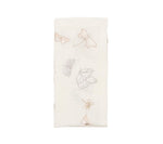 Monarch Garden Napkin  - White & Iridescent