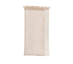 Chambray Fringe Natural Napkin