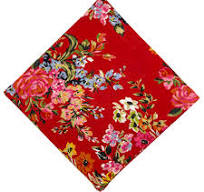 Red Bloom Napkin