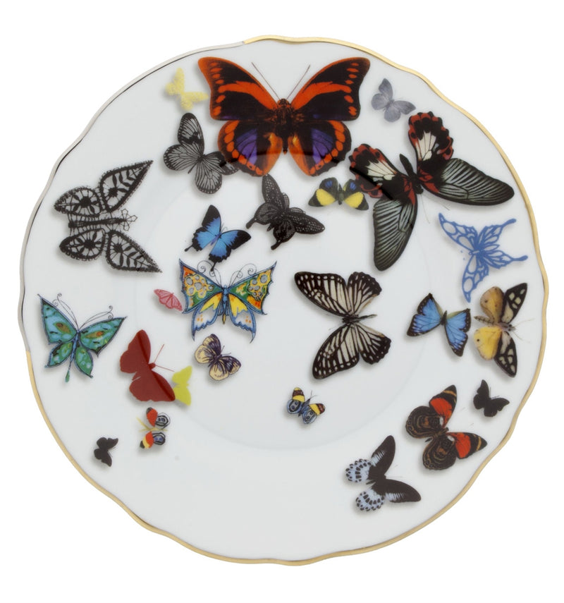 Vista Alegre Butterfly Parade Bread & Butter Plate by Christian Lacroix