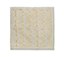 Alfresco Natural & Gray Tablecloth. 58 x 126