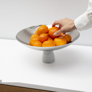 Coluna Marble & Gold Fruit Bowl