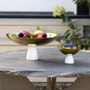 Coluna Marble & Gold Fruit Bowl