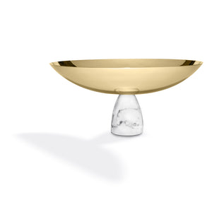 Coluna Marble & Gold Fruit Bowl