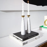 Coluna Marble & Gold Candlesticks