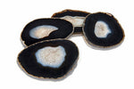 Pedra Midnight Agate Coasters - set of 4