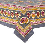 Pansy Red & Grey 71 x 142 Tablecloth