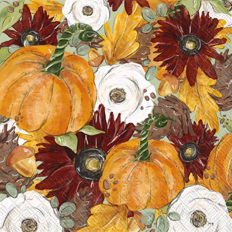 Fall Foliage Cocktail Napkins