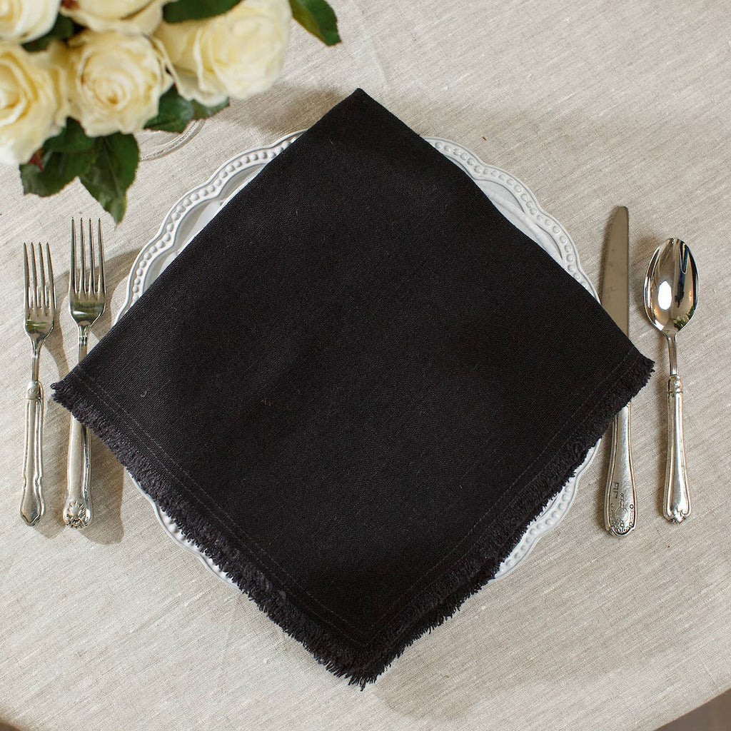 Provence Linen Napkin with Fringe