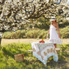 Strawberry Blue Tablecloth 90 x 90