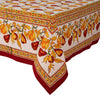 Orchard Pear Burgundy Tablecloth 71 x 142