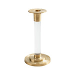 Short Brass & Resin Candlestick