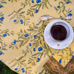 Olive Tree Khaki & Blue | French Tablecloths