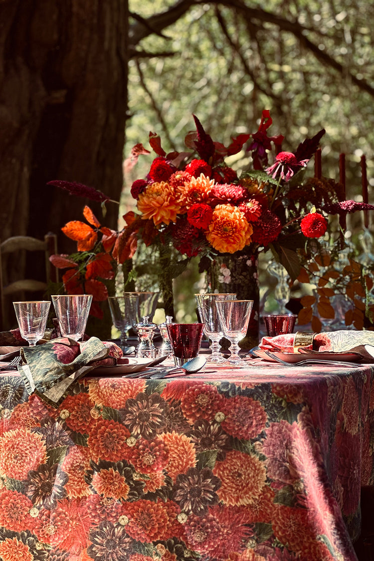 Dahlia Red & Purple Napkins