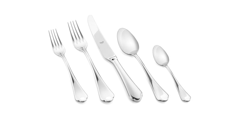 Dolce Vita silver - 5pc Place Setting