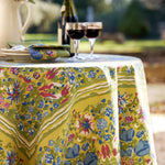 Jardin Blue & Vert 90" x 90" Tablecloth