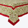 Baies de Houx Red & Green Tablecloth 71 x 142